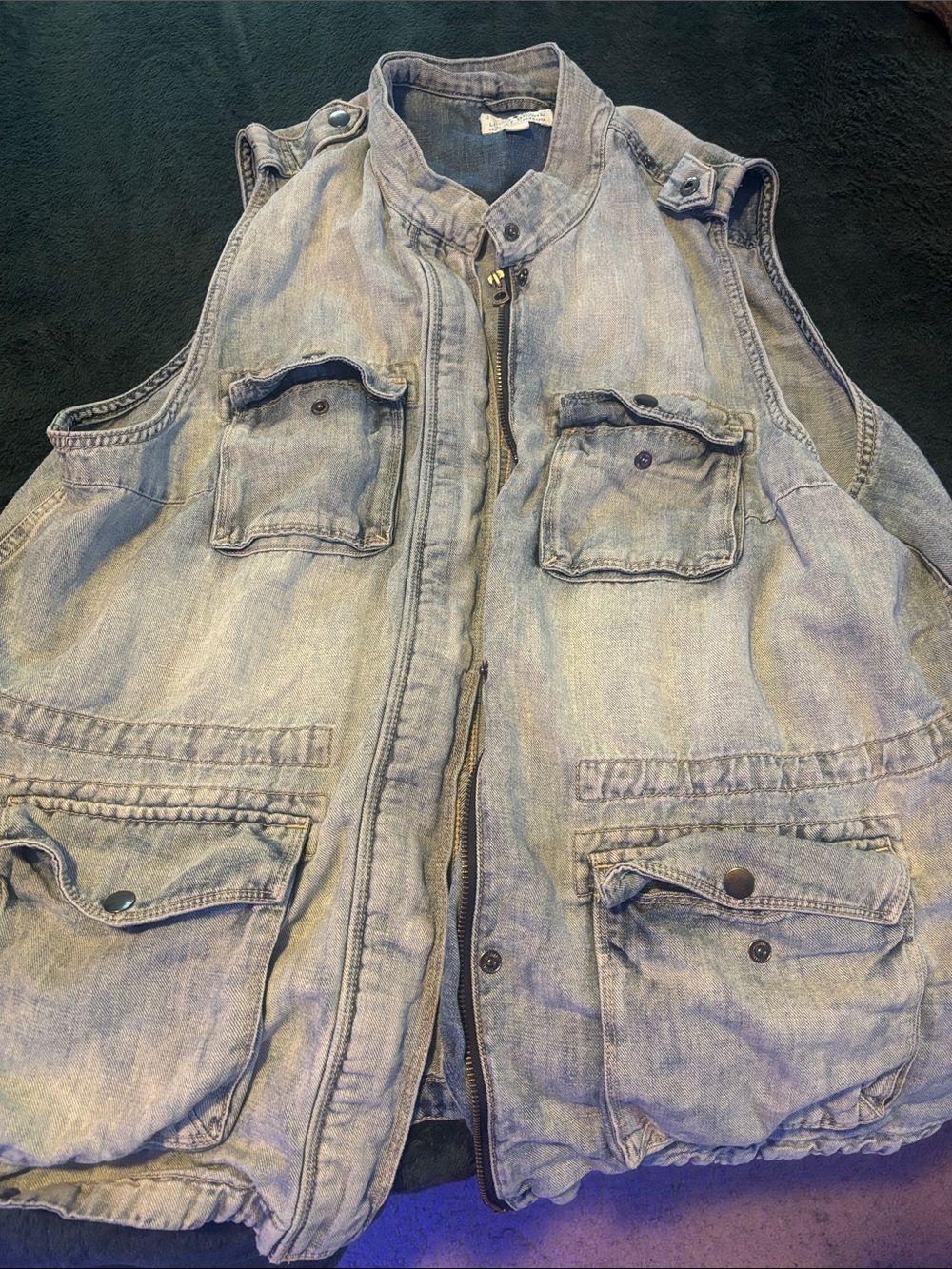 Lucky Brand Plus-size Denim Vest